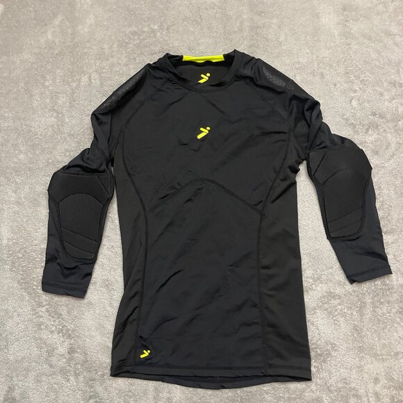 Storelli Goalkeeper Padded Compression Shirt Youth XL Kids 3/4 Sleeve Soccer - Picture 1 of 9